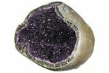 Gorgeous, Amethyst Geode with Calcite - Uruguay #140523-3